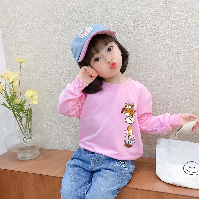 2021 The Boys Girls Sweatshirts Children Casual Autumn Top Toddler Boys Cotton Style Long Sleeve O-Neck Cotton Kids Clothes
2021 The Boys Girls Sweatshirts Children Casual Autumn Top Toddler Boys Cotton Style Long Sleeve O-Neck Cotton Kids Clothes