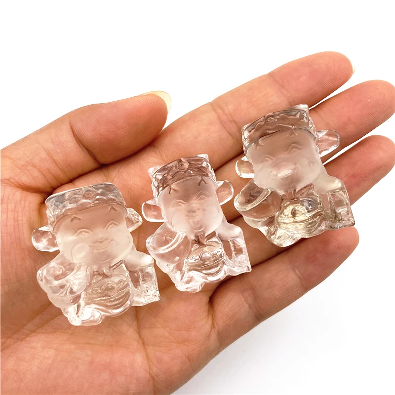 Cute 1pc Natural White Crystal Laughing Buddha Statue Modern Art Chinese Home Feng Shui Healing Natural Quartz Crystals
Cute 1pc Natural White Crystal Laughing Buddha Statue Modern Art Chinese Home Feng Shui Healing Natural Quartz Crystals