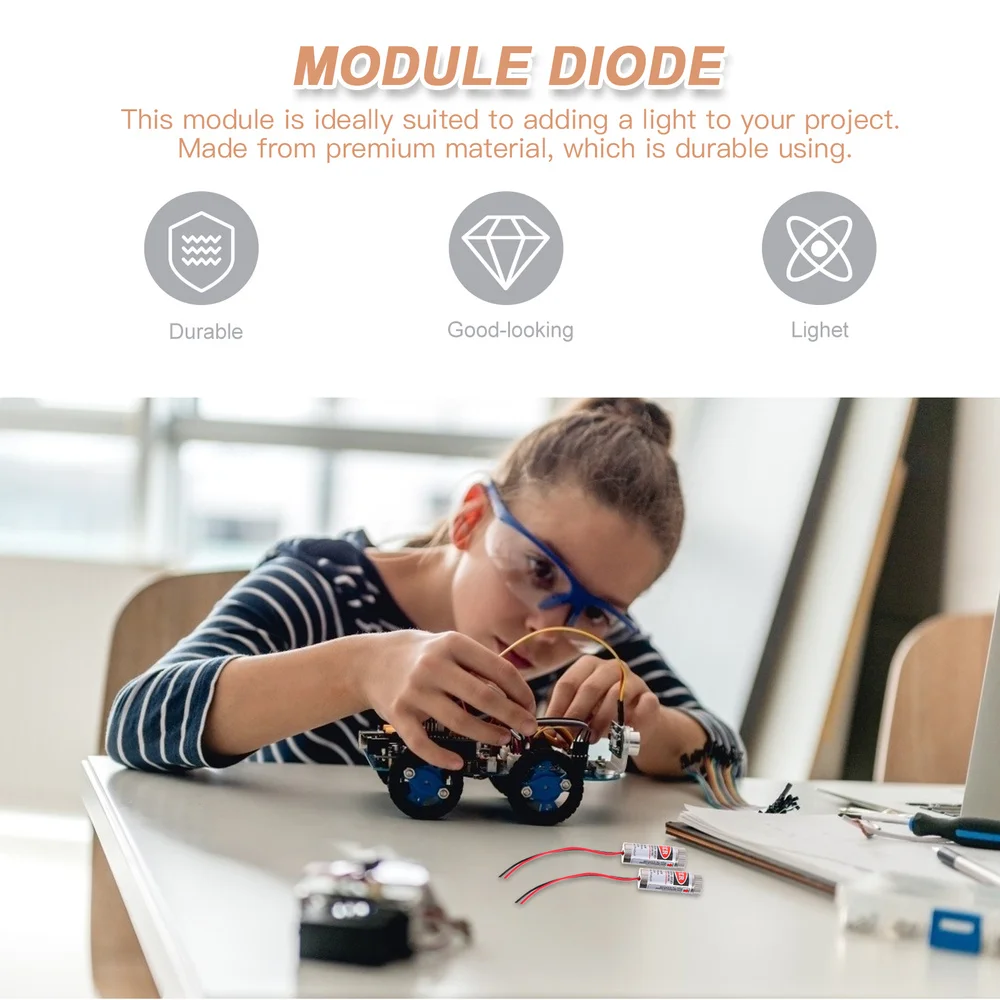 3pcs Adjustable Dot Diode Module Detection Tools Mini Dot Diode Module Head
3pcs Adjustable Dot Diode Module Detection Tools Mini Dot Diode Module Head