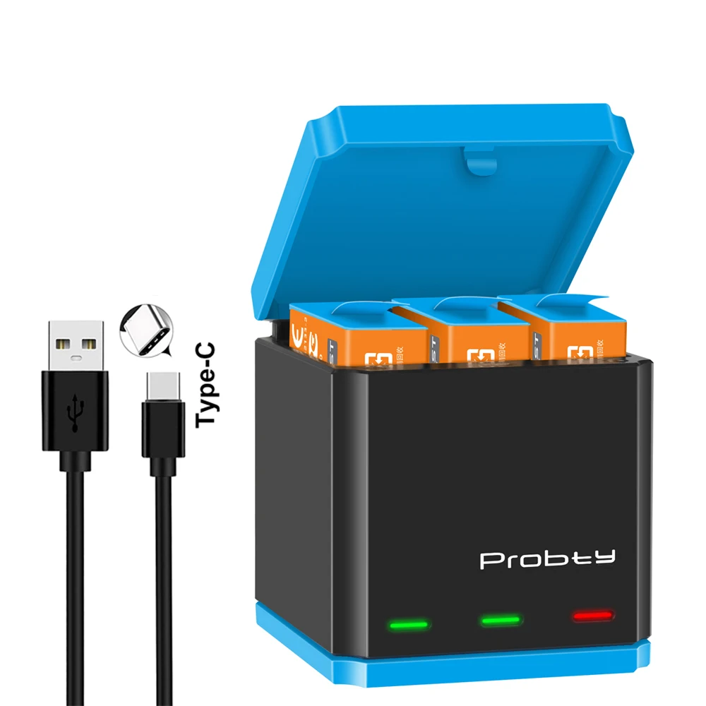 For GoPro 10 9 Battery 1850mAh LED Light Charging Box Storage Box For GoPro Hero 9 Black Camera Accessories
For GoPro 10 9 Battery 1850mAh LED Light Charging Box Storage Box For GoPro Hero 9 Black Camera Accessories