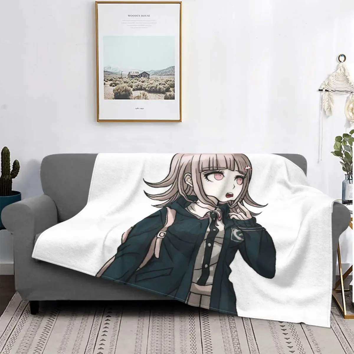 Одеяло Chiaki Nanami Danganronpa покрывало клетчатые Чехлы для кровати гостиной ковер