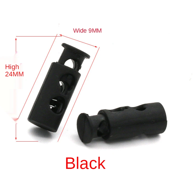 Plastic Stopper Drawstring Cord Locks Double Hole String Hole Toggles Spring Stop Rope Cord Locks DIY Apparel Sewing Fabric
Plastic Stopper Drawstring Cord Locks Double Hole String Hole Toggles Spring Stop Rope Cord Locks DIY Apparel Sewing Fabric