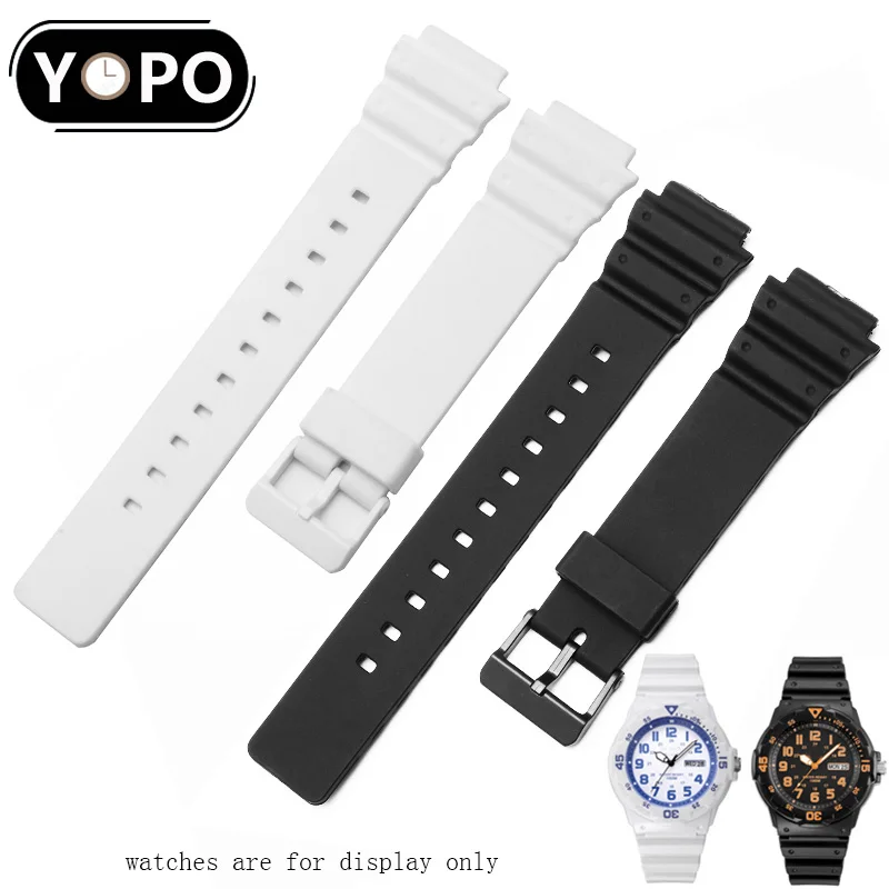 Yopo Soft Rubber Watchband Convex Interface Black White Strap Replacement Silicone Strap For MRW-200H Sport Watch Chain
Yopo Soft Rubber Watchband Convex Interface Black White Strap Replacement Silicone Strap For MRW-200H Sport Watch Chain