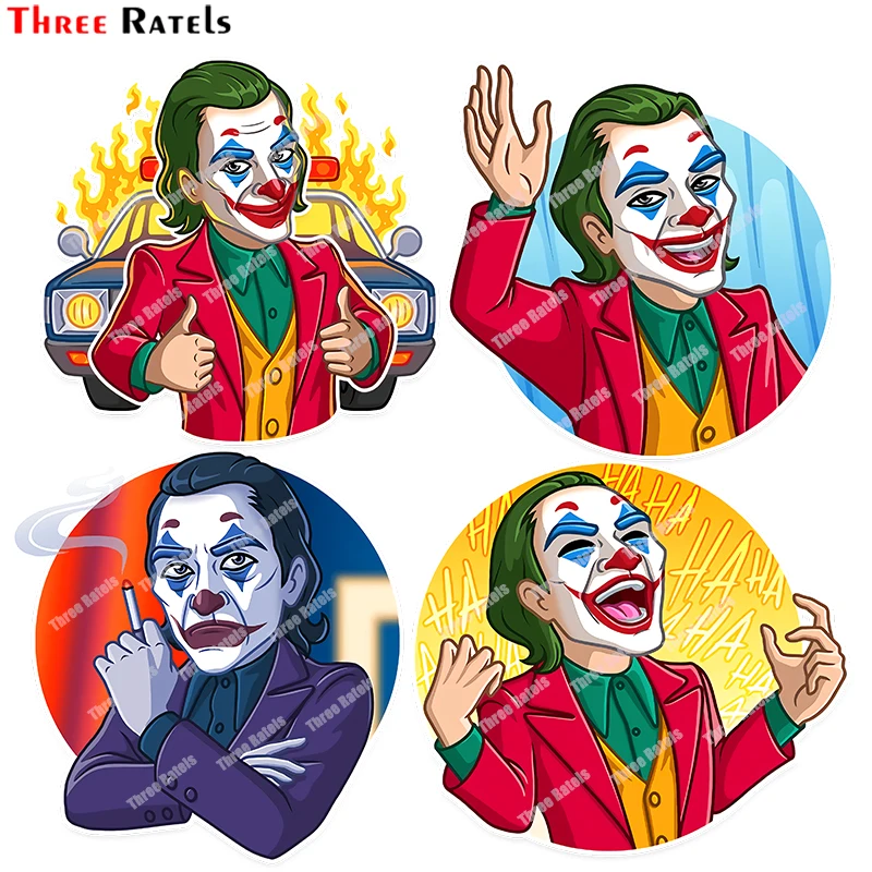 Three Ratels B266 Funny Anime Cartoon Big Thejoker Clown For Fuel Tank Cap Bumper Decoration Waterproof Material Decals
Three Ratels B266 Funny Anime Cartoon Big Thejoker Clown For Fuel Tank Cap Bumper Decoration Waterproof Material Decals