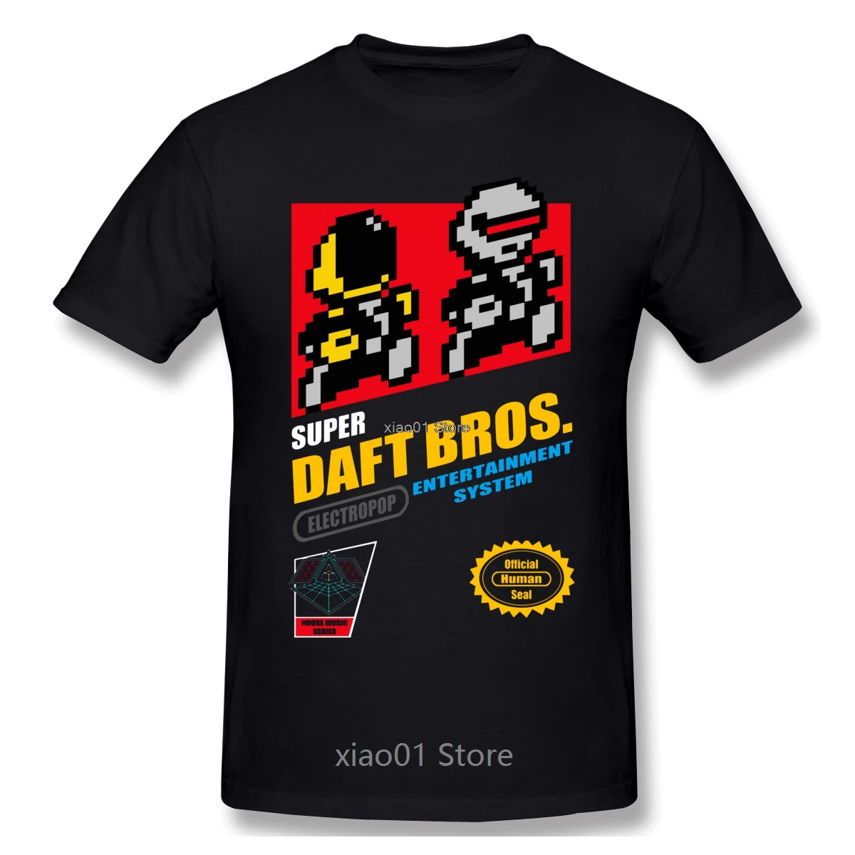 Super Daft Bros Pixel Daft Punk T Shirt Plus Size Cotton Crewneck Custom Short Sleeve T Shirt Homme
Super Daft Bros Pixel Daft Punk T Shirt Plus Size Cotton Crewneck Custom Short Sleeve T Shirt Homme