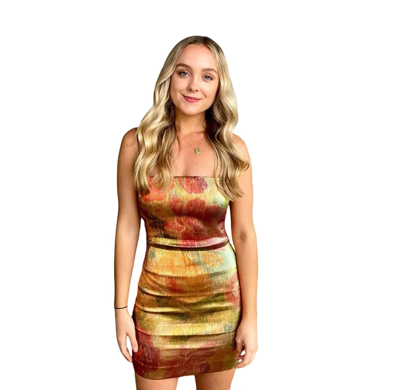 Vacation Dresses for Women Summer 2021 Elegant Flower Printed Robe Sexy Party Bodycon Dress
Vacation Dresses for Women Summer 2021 Elegant Flower Printed Robe Sexy Party Bodycon Dress