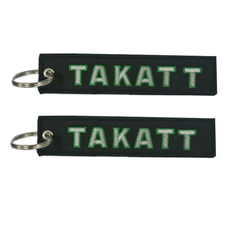 Custom Text Double Side Logo Embroidered Key Ring For Removed-Before Crew Key Tag
Custom Text Double Side Logo Embroidered Key Ring For Removed-Before Crew Key Tag