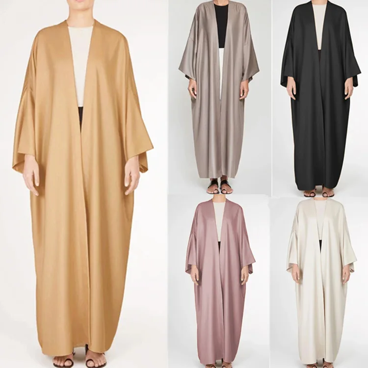 Ramadan Eid Mubarak Dress Muslim Silk Satin Abaya Cardigan Kimono Hijab Jalabiya Vestido Robe Gowns Arab African Dashiki Islamic
Ramadan Eid Mubarak Dress Muslim Silk Satin Abaya Cardigan Kimono Hijab Jalabiya Vestido Robe Gowns Arab African Dashiki Islamic