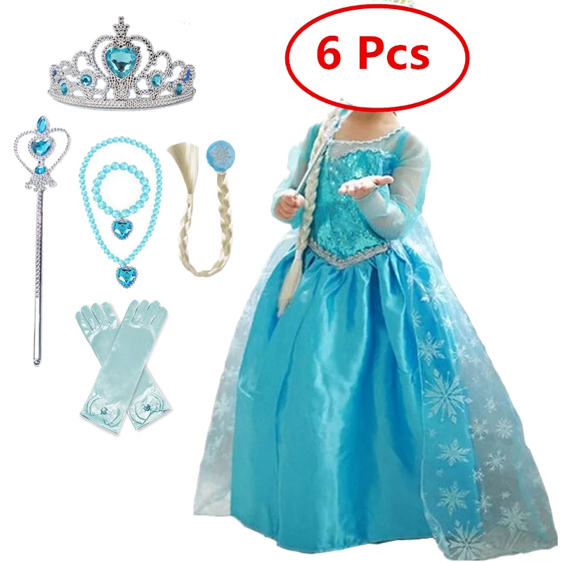 Girls Princess Dress Kids Halloween Carnival Cosplay Costume Children 4 5 6 7 8 9 10 Years Fancy Dress Up Christmas Clothes 
Girls Princess Dress Kids Halloween Carnival Cosplay Costume Children 4 5 6 7 8 9 10 Years Fancy Dress Up Christmas Clothes