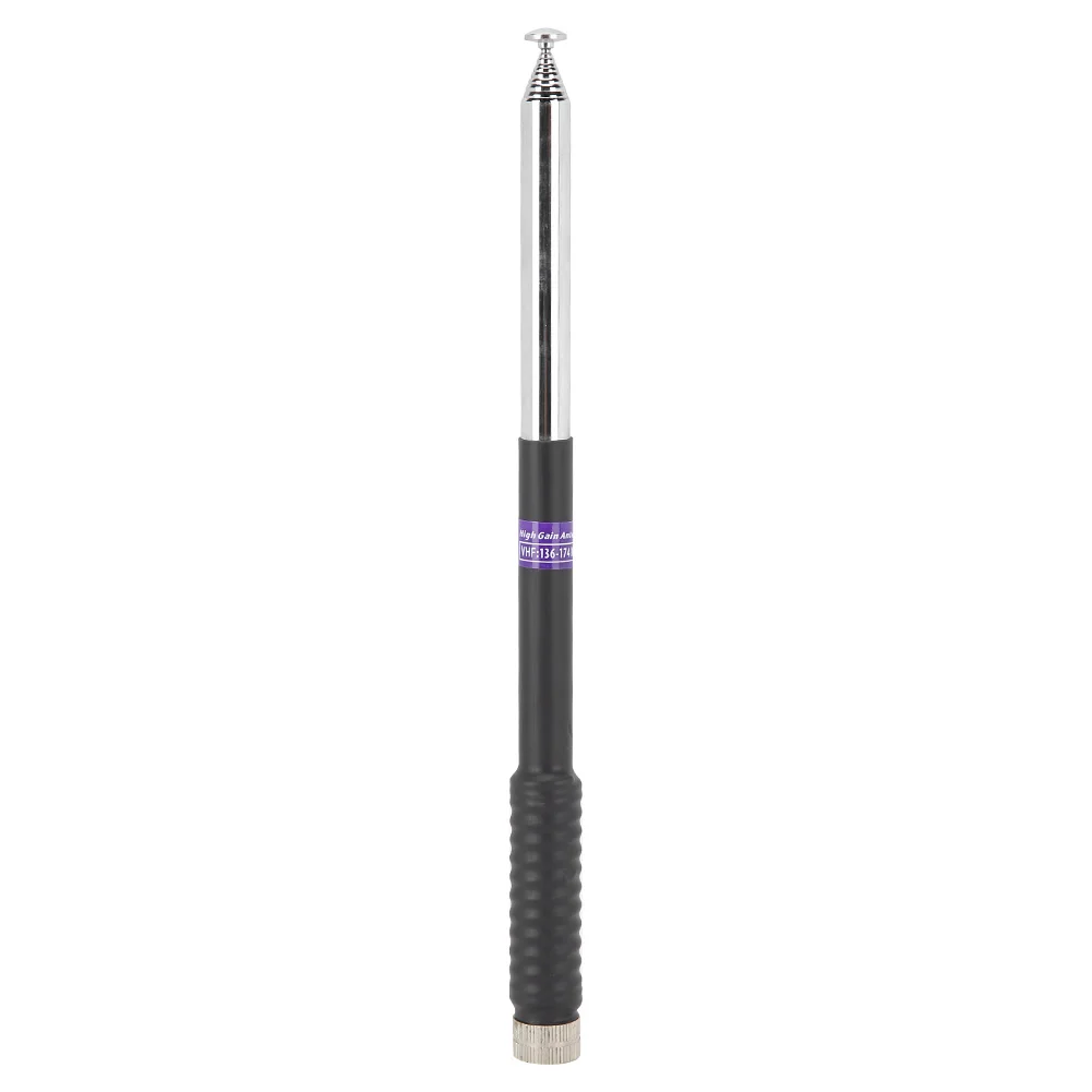 Anti-Collision Aluminium Alloy Long Pull Rod Antenna SMA Male Connector VHF 136-174MHz
Anti-Collision Aluminium Alloy Long Pull Rod Antenna SMA Male Connector VHF 136-174MHz