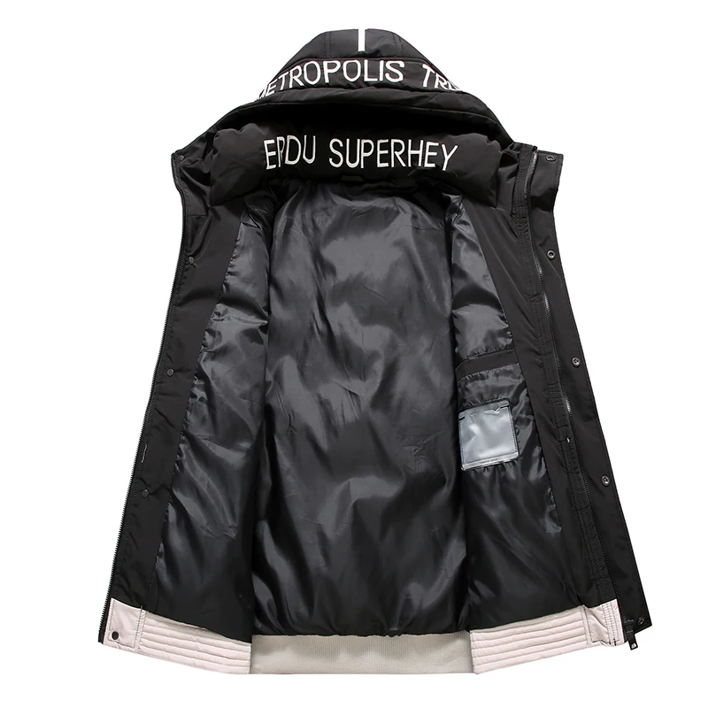 Winter duck down down jacket thick men and women hooded short jacket trend student couple tooling bread clothes 
Winter duck down down jacket thick men and women hooded short jacket trend student couple tooling bread clothes