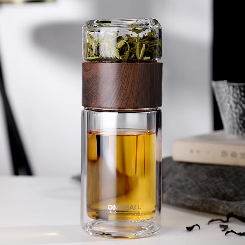 Glass Water Bottle Double Wall Glass Bottle Tea Water Separation Glass Mugs Creative Drinking Cup 380ML 220ML 200ML
Glass Water Bottle Double Wall Glass Bottle Tea Water Separation Glass Mugs Creative Drinking Cup 380ML 220ML 200ML