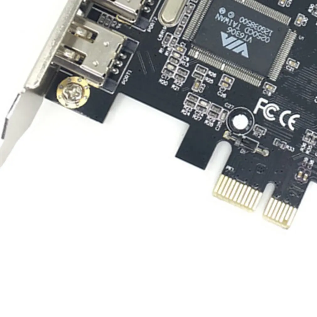 3 Ports 1394A Expansion Card PCI-E 1X to IEEE 1394 DV Video Adapter 1x 4Pin 2x 6Pin Controller for Desktop PC
3 Ports 1394A Expansion Card PCI-E 1X to IEEE 1394 DV Video Adapter 1x 4Pin 2x 6Pin Controller for Desktop PC