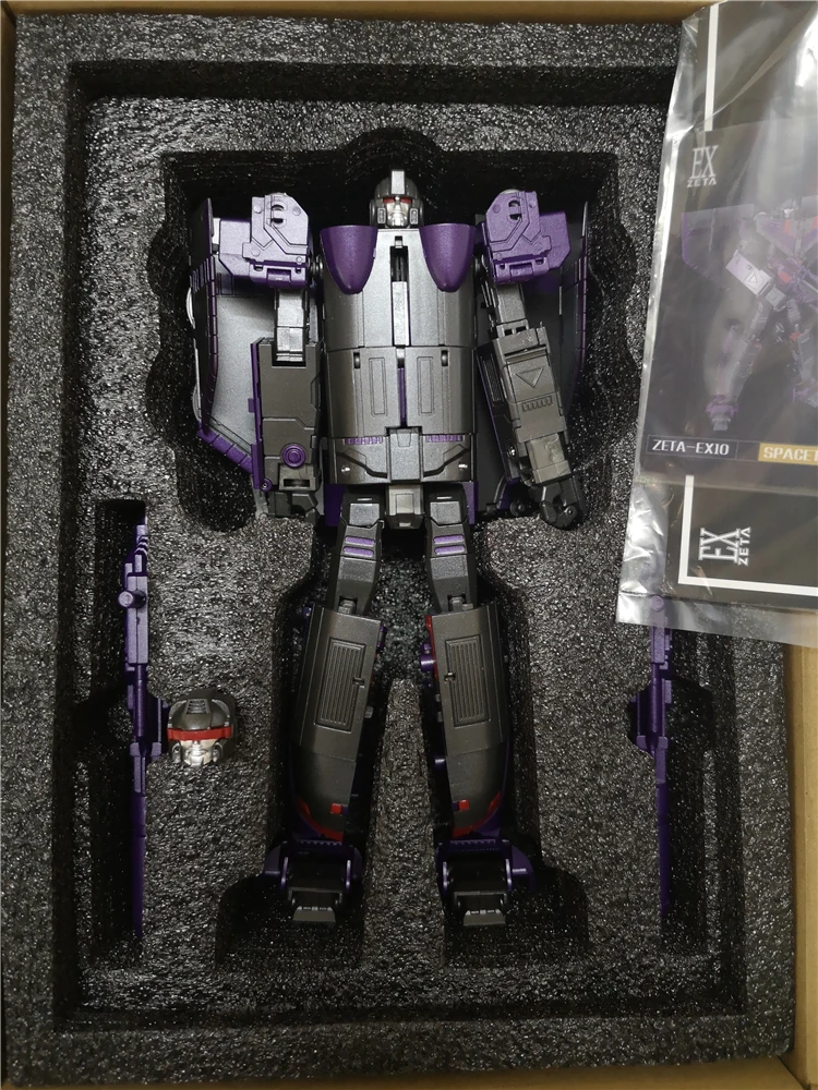 

ZETA Transformation EX10 EX-10 Spacetron Astrotrain Three Change G1 Action Figure Robot Collection Deformed Toys Gifts