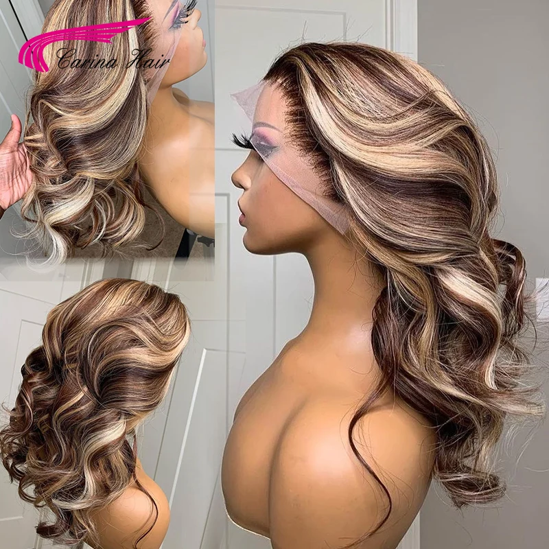 Highlight Lace Front Wig Human Hair Wigs Color 613 Lace Frontal Wavy Wigs For Women Preplucked Brazilian 13x4Lace Frontal Wig
Highlight Lace Front Wig Human Hair Wigs Color 613 Lace Frontal Wavy Wigs For Women Preplucked Brazilian 13x4Lace Frontal Wig