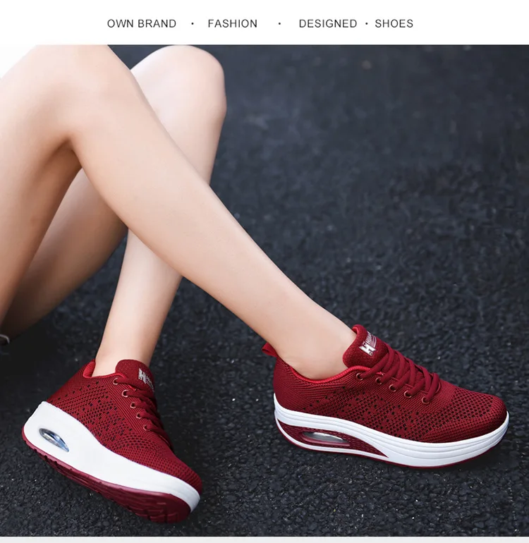 New Women Shoes Platform Fashion Casual Ladies Shoe Woman Increase By 5 Cm Lace-Up Mesh Breathable Female Sneakers Mujer Rocking
New Women Shoes Platform Fashion Casual Ladies Shoe Woman Increase By 5 Cm Lace-Up Mesh Breathable Female Sneakers Mujer Rocking