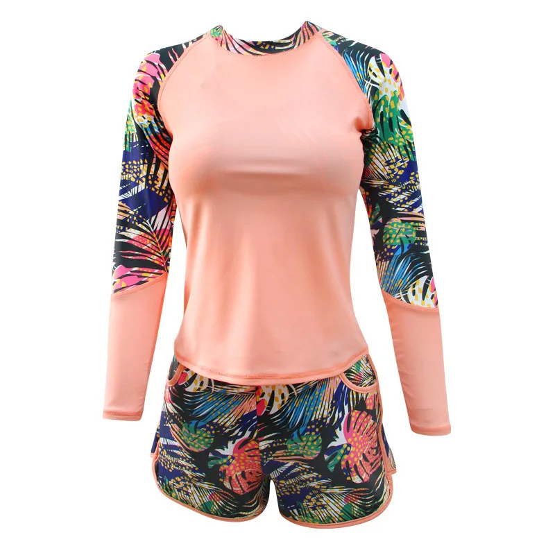 Swimsuit Long Sleeve Swim Wear Swimwear Swimdress High Waisted Bathing Suits Women's New Leisure Four Piece Women Prevent Waste
Swimsuit Long Sleeve Swim Wear Swimwear Swimdress High Waisted Bathing Suits Women's New Leisure Four Piece Women Prevent Waste