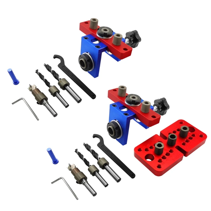 3 in 1 Woodworking Pocket Hole Drill Guide Locator Auxiliary Positioning Drilling Furniture Connecting Hole Puncher Hand Tool
3 in 1 Woodworking Pocket Hole Drill Guide Locator Auxiliary Positioning Drilling Furniture Connecting Hole Puncher Hand Tool