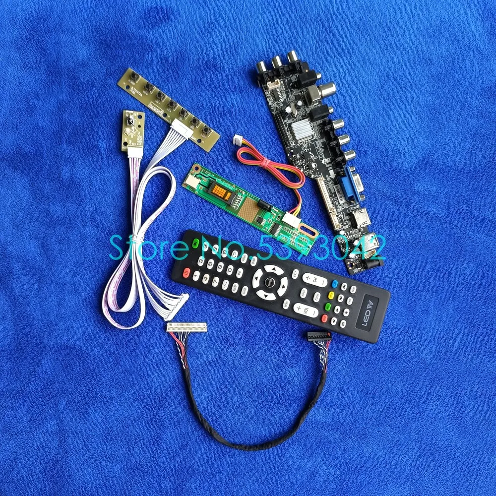 For LP141WX1(TL)(04)/(TL)(05)/(TL)(06) 1CCFL LVDS 30-Pin USB+AV 3663 Digital 1280*800 DVB-T LCD Screen Controller Board Kit
For LP141WX1(TL)(04)/(TL)(05)/(TL)(06) 1CCFL LVDS 30-Pin USB+AV 3663 Digital 1280*800 DVB-T LCD Screen Controller Board Kit