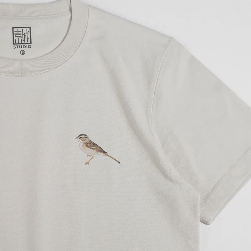 Summer T-Shirt Men And Women 270G Heavy Weight Pure Cotton Couple Short-Sleeved Distressed Vintage Sparrow Printing Fashion Tops
Summer T-Shirt Men And Women 270G Heavy Weight Pure Cotton Couple Short-Sleeved Distressed Vintage Sparrow Printing Fashion Tops