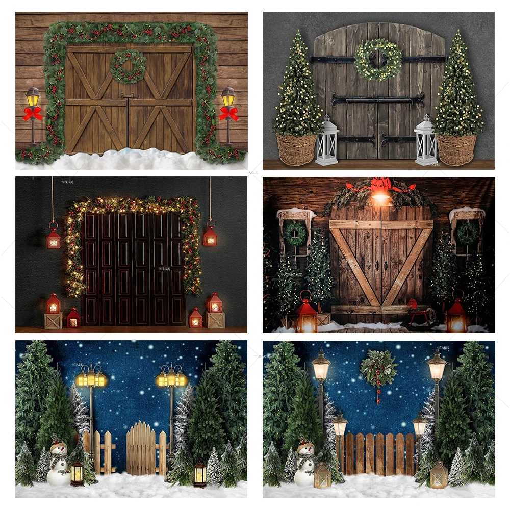 Photography Background Christmas Barn Wood Door Lights Rustic Wooden Backdrop Kids Family Portrait Decor Backdrop Photo Studio
Photography Background Christmas Barn Wood Door Lights Rustic Wooden Backdrop Kids Family Portrait Decor Backdrop Photo Studio