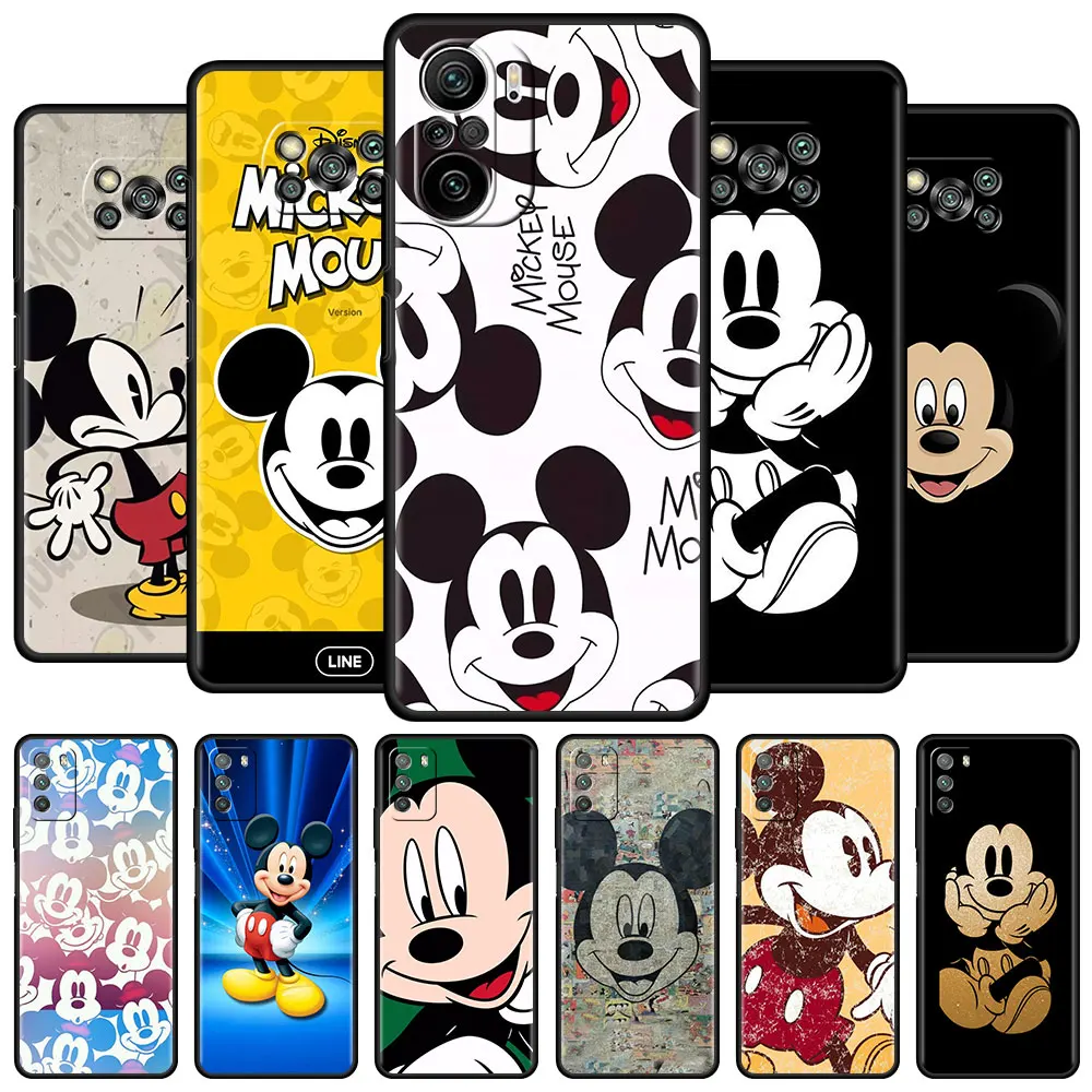 Anime Mickey Mouse Case For Xiaomi Mi Poco X3 NFC M4 Pro M3 F3 GT F1 X2 Bumper Black Silicone Shell Shockproof Phone Cover Funda
Anime Mickey Mouse Case For Xiaomi Mi Poco X3 NFC M4 Pro M3 F3 GT F1 X2 Bumper Black Silicone Shell Shockproof Phone Cover Funda