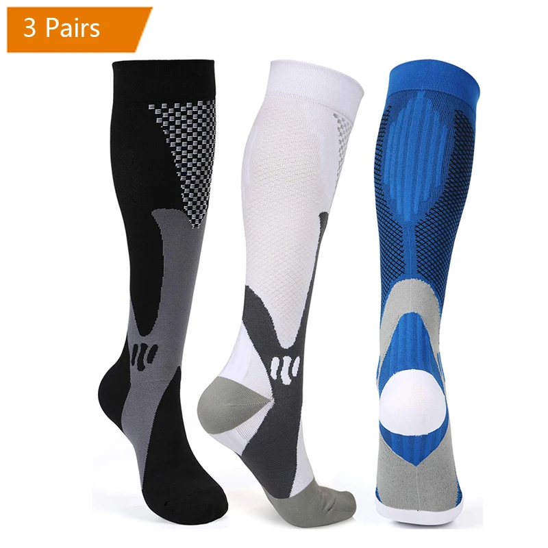 Компрессионные носки Brothock для женщин и мужчин удобные нейлоновые спортивные