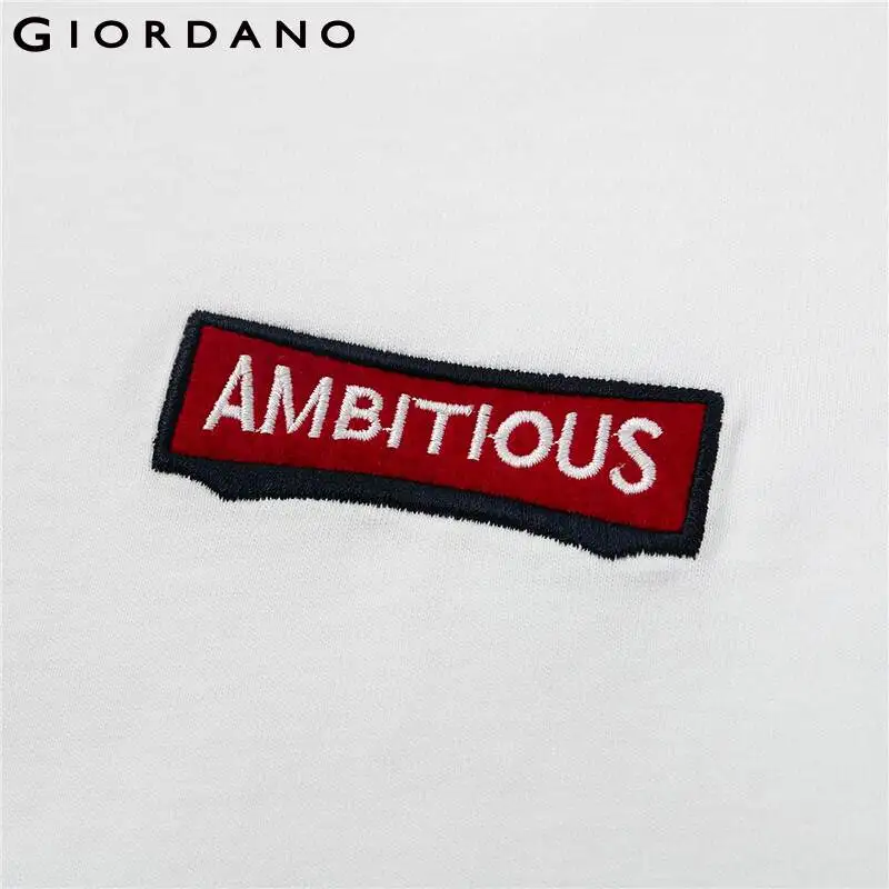 Giordano Men Tshirts Printed Ribbed Crewneck Short Sleeve Tee Shirts Breathable Short Sleeves Simple Camiseta Hombre 01021409
Giordano Men Tshirts Printed Ribbed Crewneck Short Sleeve Tee Shirts Breathable Short Sleeves Simple Camiseta Hombre 01021409