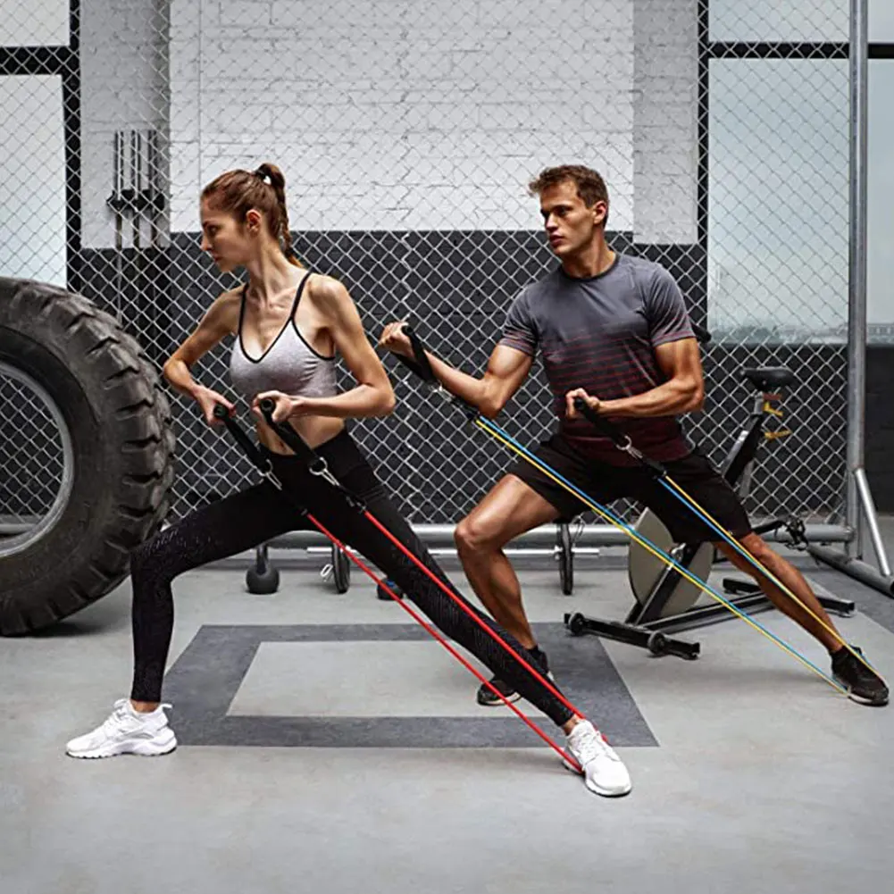 11 Pcs/Set Fitness Latex Resistance Bands Set Fitness Rubber Bands Training Exercise Yoga Pull Rope Gym Equipment Elastic Bands
11 Pcs/Set Fitness Latex Resistance Bands Set Fitness Rubber Bands Training Exercise Yoga Pull Rope Gym Equipment Elastic Bands
