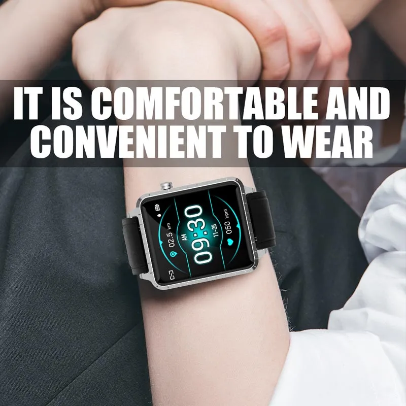 RC01 Smart Watch Men 1.54 IPS Full View Fit Heart Rate Blood Pressure Monitor IP68 Waterproof Women Smartwatch Android IOS | Электроника