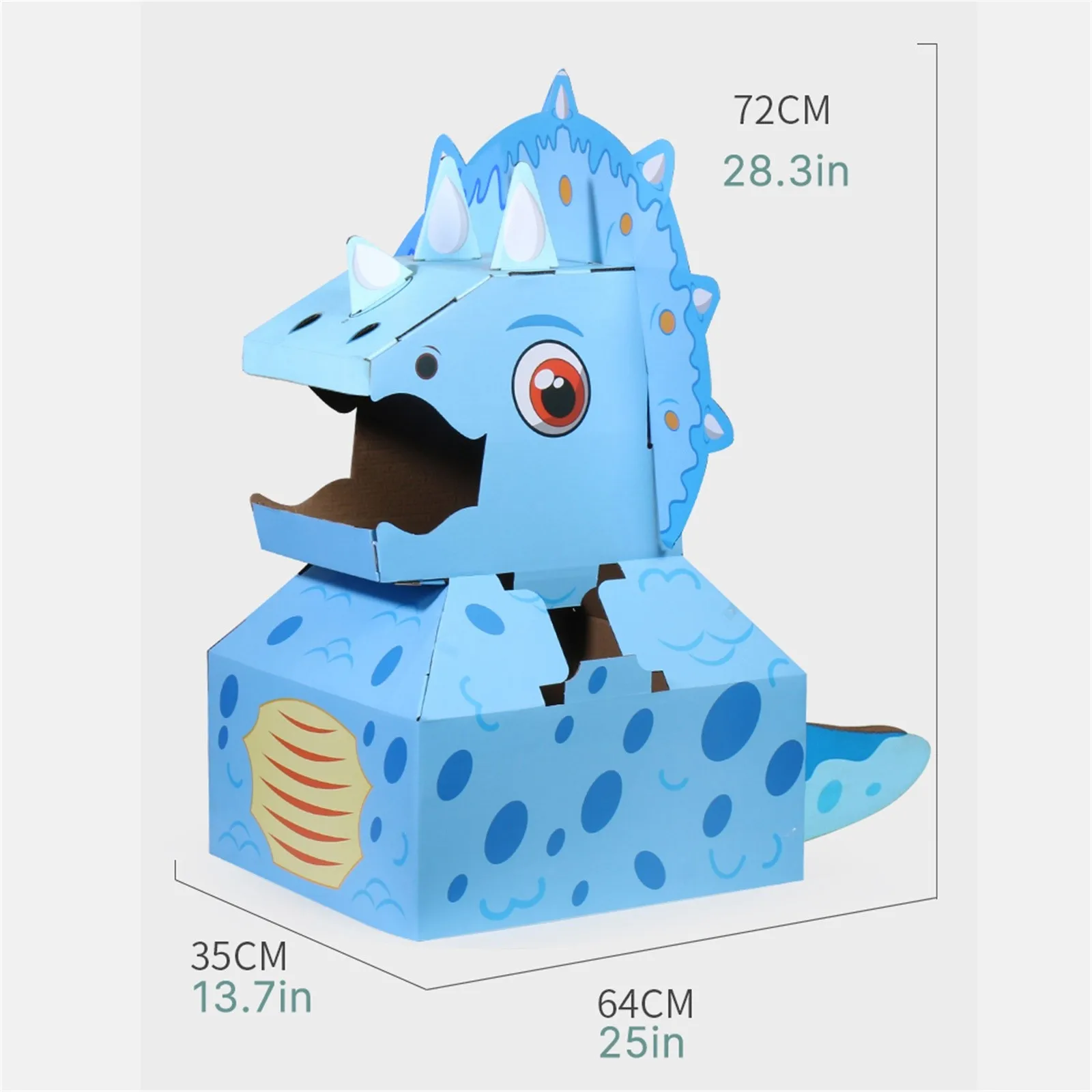 DIY Kids Dress up Wearable Carton Dinosaur Paper Shell Toys Paper Clothes Children's Kindergarten Clothing Performance Gifts Toy
DIY Kids Dress up Wearable Carton Dinosaur Paper Shell Toys Paper Clothes Children's Kindergarten Clothing Performance Gifts Toy
