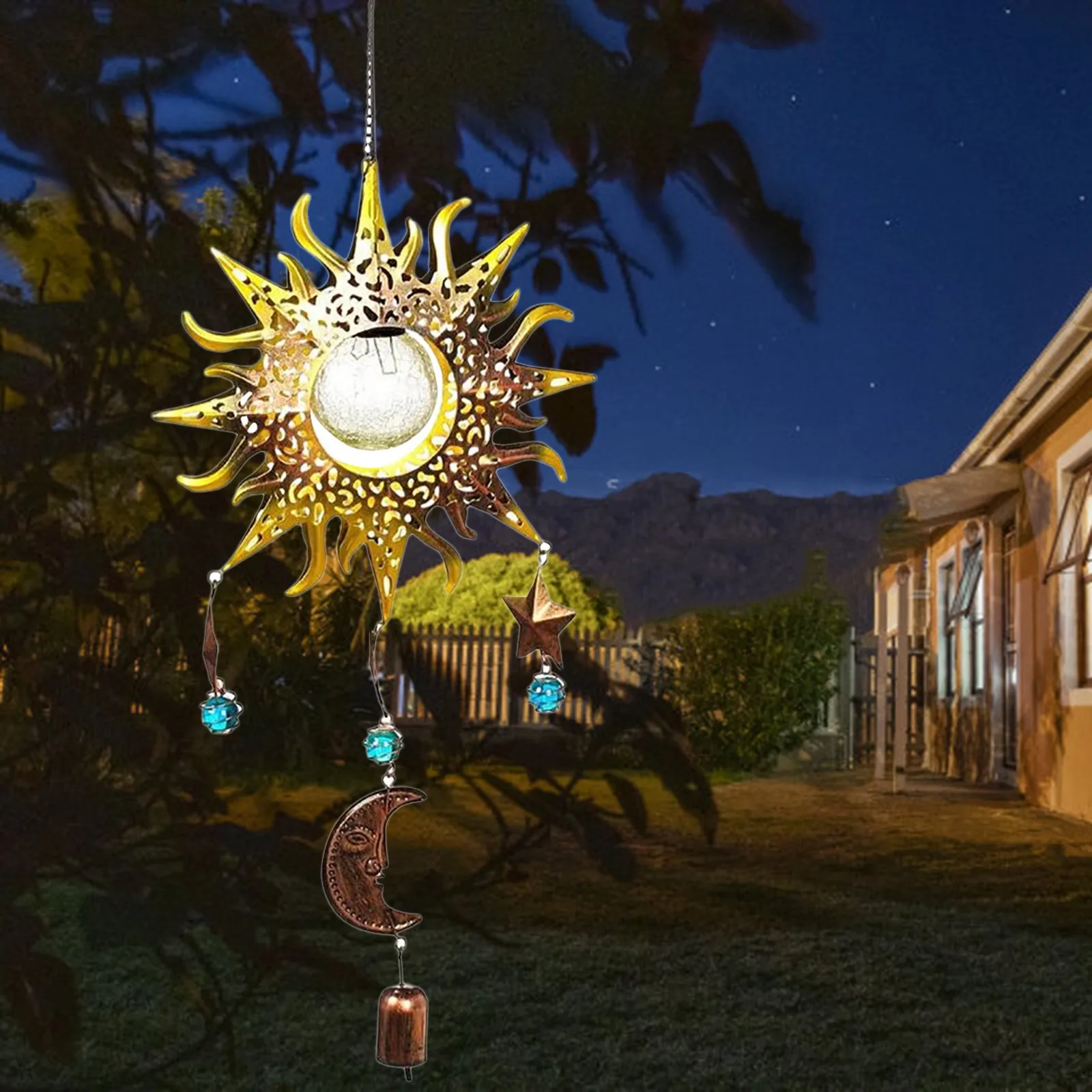 Solar Powered Garden Lights Outdoor Decorative Moon Light Metal Waterproof Household Ornament Decoration Accessories
Solar Powered Garden Lights Outdoor Decorative Moon Light Metal Waterproof Household Ornament Decoration Accessories