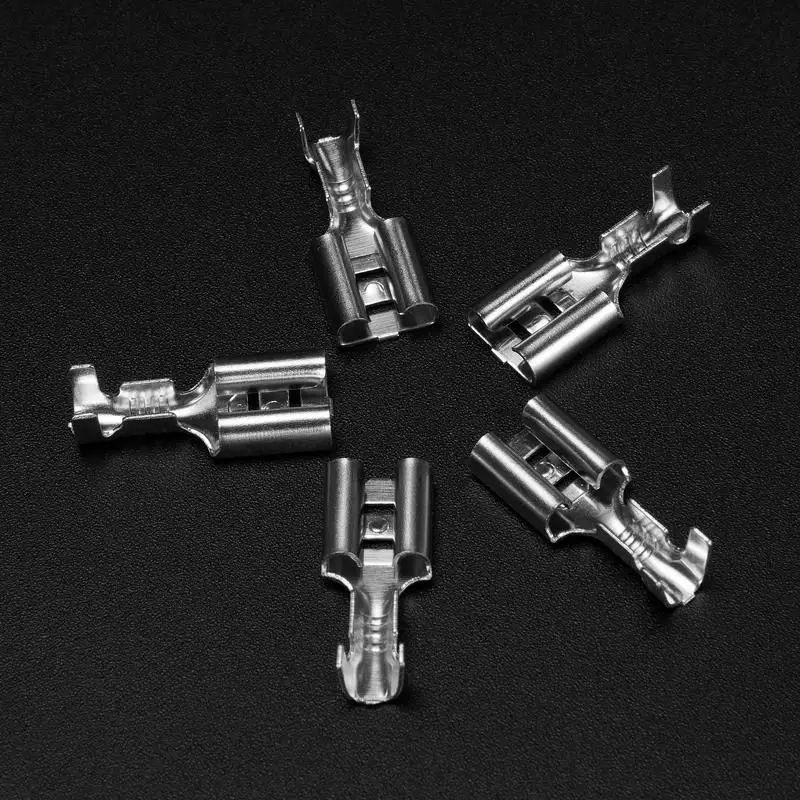 Connector terminal cold press terminal copper plug-in plug-in wiring 2.8/4.8/6.3 plug spring ten sheath 10 sets of female connec 
Connector terminal cold press terminal copper plug-in plug-in wiring 2.8/4.8/6.3 plug spring ten sheath 10 sets of female connec
