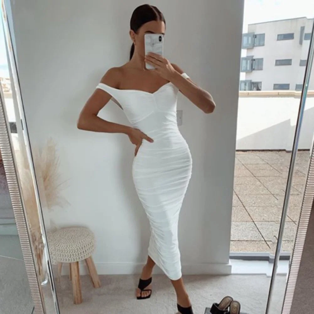 Cultiseed Women Sexy Strapless Off The Shoulder Mesh Pleated Slim Hip Party Dress Clothes Female Fashion Solid Color Long Gowns
Cultiseed Women Sexy Strapless Off The Shoulder Mesh Pleated Slim Hip Party Dress Clothes Female Fashion Solid Color Long Gowns