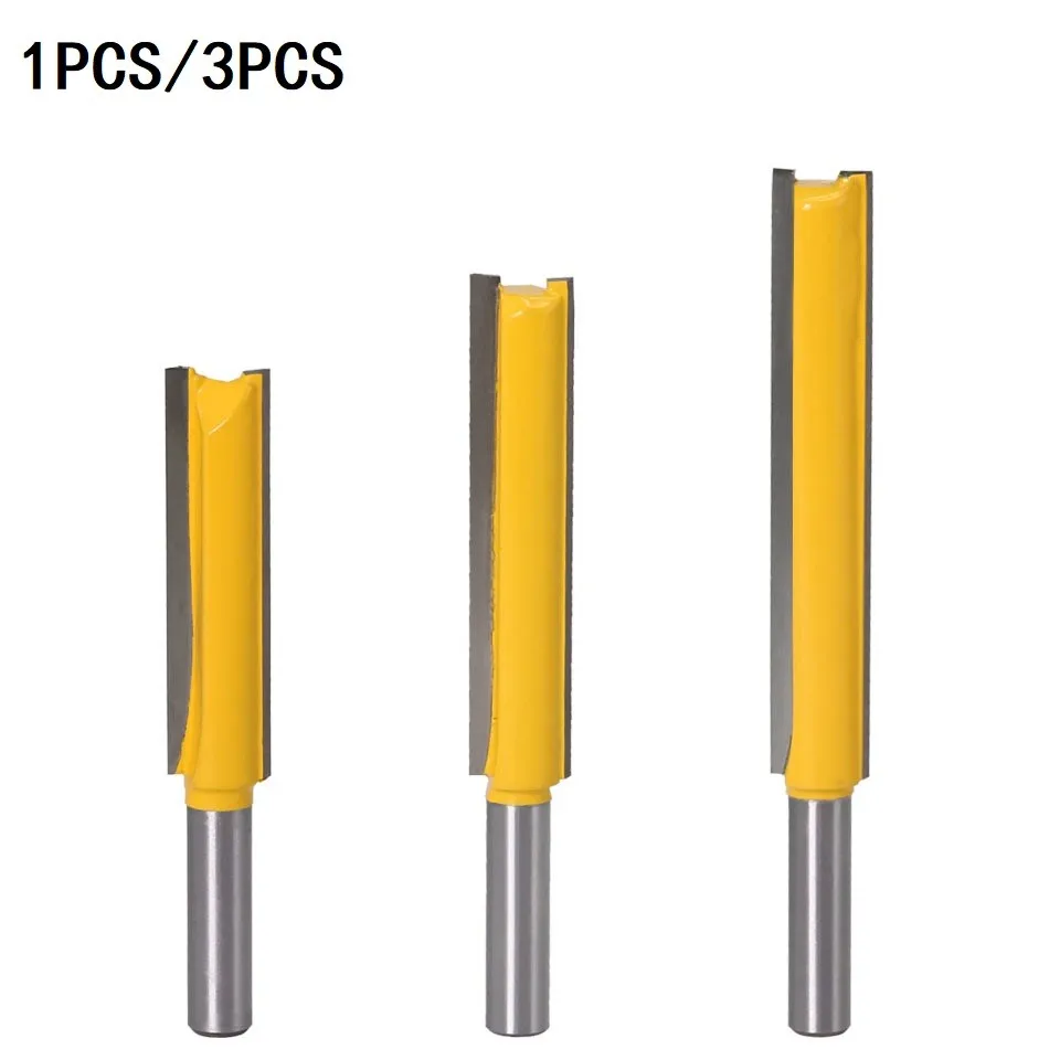 3pcs 8mm Shank Single Double Flute Straight Bit Milling Cutter For Wood Tungsten Carbide Router Bit Woodwork Tool
3pcs 8mm Shank Single Double Flute Straight Bit Milling Cutter For Wood Tungsten Carbide Router Bit Woodwork Tool