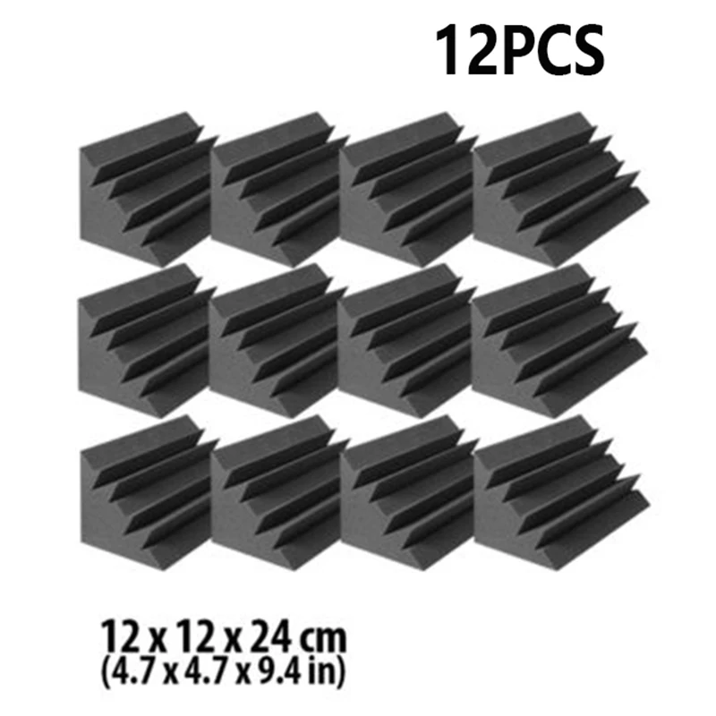 12pcs Corner Acoustical Studio Foam Bass Trap Sound proof Sound-absorbing cotton
12pcs Corner Acoustical Studio Foam Bass Trap Sound proof Sound-absorbing cotton