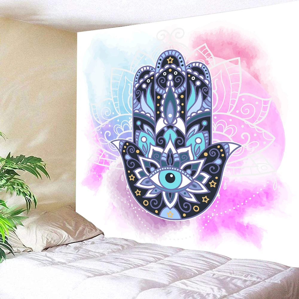 Religious Color Painted Pattern Tapestry Bedroom Living Room Church Wall Hanging Tapestry Palm Background Decorative Cloth
Religious Color Painted Pattern Tapestry Bedroom Living Room Church Wall Hanging Tapestry Palm Background Decorative Cloth