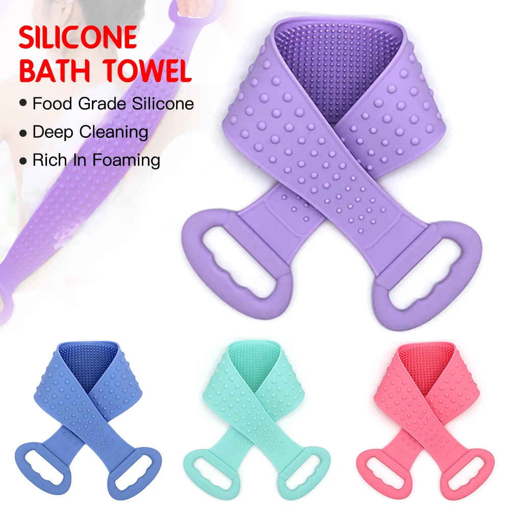 Silicone Rubbing Bath Towel Bath Brush Long Massage Rubbing Back Rubbing Grey Rubbing Mud Bath with Bath Artifact
Silicone Rubbing Bath Towel Bath Brush Long Massage Rubbing Back Rubbing Grey Rubbing Mud Bath with Bath Artifact