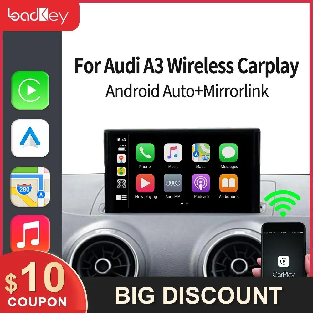 LoadKey & Carlinkit Wireless Apple CarPlay Dongle Android Auto Decoder for Audi A3 Q1 MuItimedia AriPlay Mirrorlink Map Siri Kit
LoadKey & Carlinkit Wireless Apple CarPlay Dongle Android Auto Decoder for Audi A3 Q1 MuItimedia AriPlay Mirrorlink Map Siri Kit