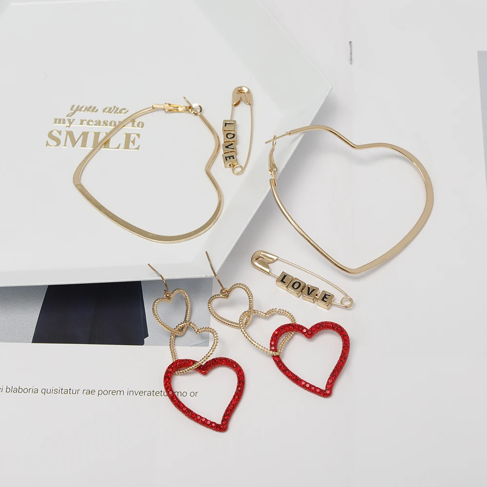 Heart Hoop Earrings Women Luxury Micro Paved CZ Crystal Round Earrings Rose Gold Girls Fashion Party Jewelry Gifts Brincos
Heart Hoop Earrings Women Luxury Micro Paved CZ Crystal Round Earrings Rose Gold Girls Fashion Party Jewelry Gifts Brincos