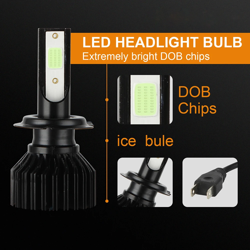 2 Pcs LED H7 Car Headlight EV12 Auto fog Light 1800W H7 LED Bulb DOB Chip 6000K Ice Blue 30W 3000LM Car Accessories Dropshipping
2 Pcs LED H7 Car Headlight EV12 Auto fog Light 1800W H7 LED Bulb DOB Chip 6000K Ice Blue 30W 3000LM Car Accessories Dropshipping