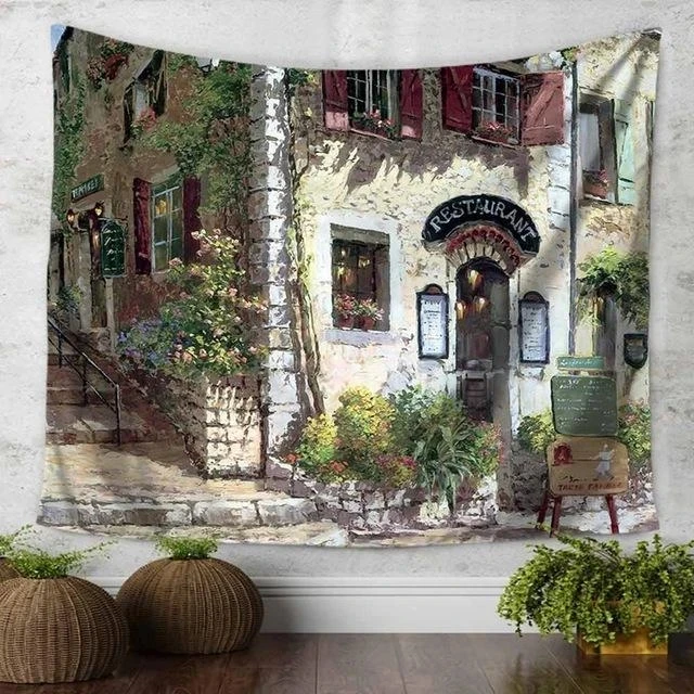 ITALIAN CORNER RESTAURANT TAPESTRY Printed Wall Hanging Tapestry Polyester Tapestry Mandela Wall hanging Tapestry psychedelic 
ITALIAN CORNER RESTAURANT TAPESTRY Printed Wall Hanging Tapestry Polyester Tapestry Mandela Wall hanging Tapestry psychedelic