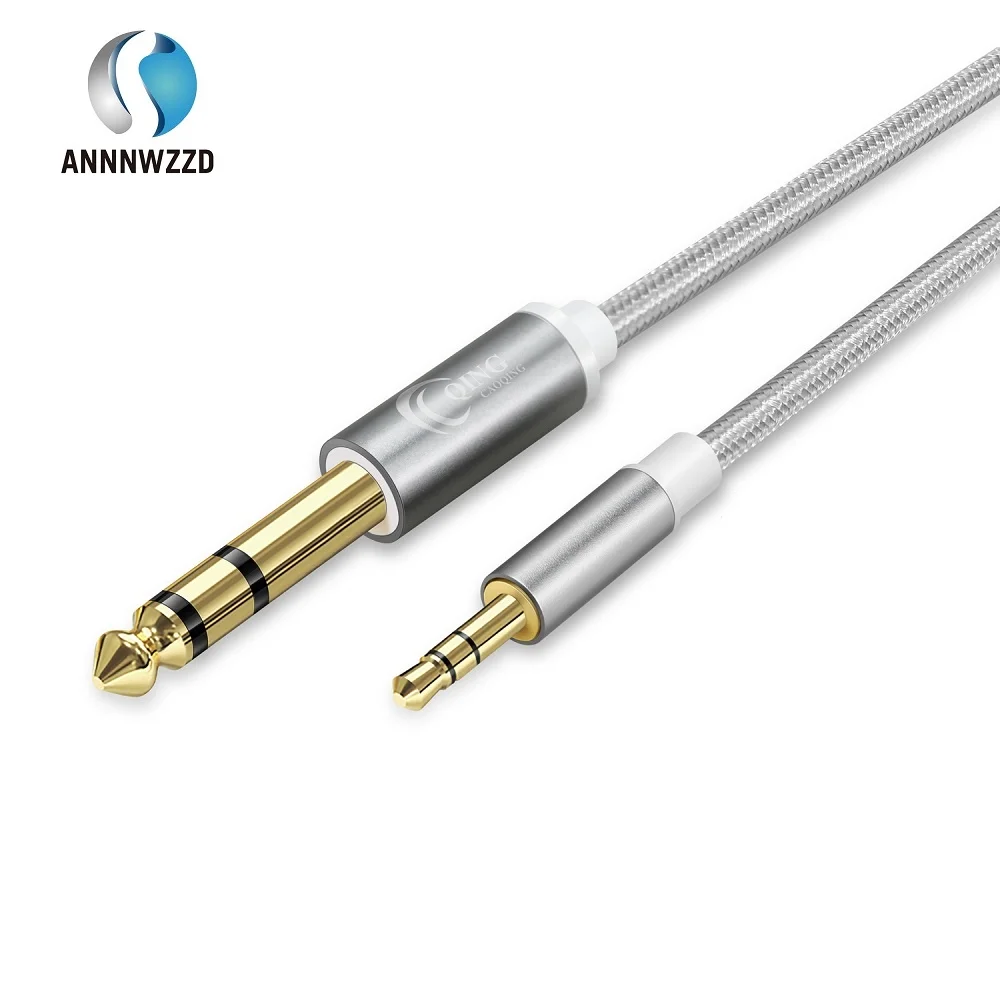 3.5mm to 6.35mm Jack Adapter Gold Plated Aux Cable 1m 2m 3m for iPod Devices Amplifier 3.5 Jack to 6.5 Jack Male Audio Cable
3.5mm to 6.35mm Jack Adapter Gold Plated Aux Cable 1m 2m 3m for iPod Devices Amplifier 3.5 Jack to 6.5 Jack Male Audio Cable