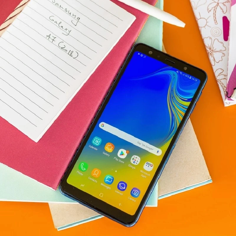 Samsung Galaxy A7 (2018) A750F/DS 6.0" Cell Phone 4GB 64GB Refurbished-99% Mobile Phone 24 MP 8 MP 5 MP Dual SIM Smartphone
Samsung Galaxy A7 (2018) A750F/DS 6.0" Cell Phone 4GB 64GB Refurbished-99% Mobile Phone 24 MP 8 MP 5 MP Dual SIM Smartphone