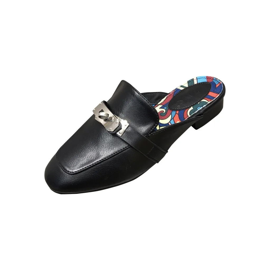Spring Black Flat Slippers Women Elegant Mules Shoes Woman Stripes Low Heels Women Fashion Female Sandals Summer 2021 New
Spring Black Flat Slippers Women Elegant Mules Shoes Woman Stripes Low Heels Women Fashion Female Sandals Summer 2021 New