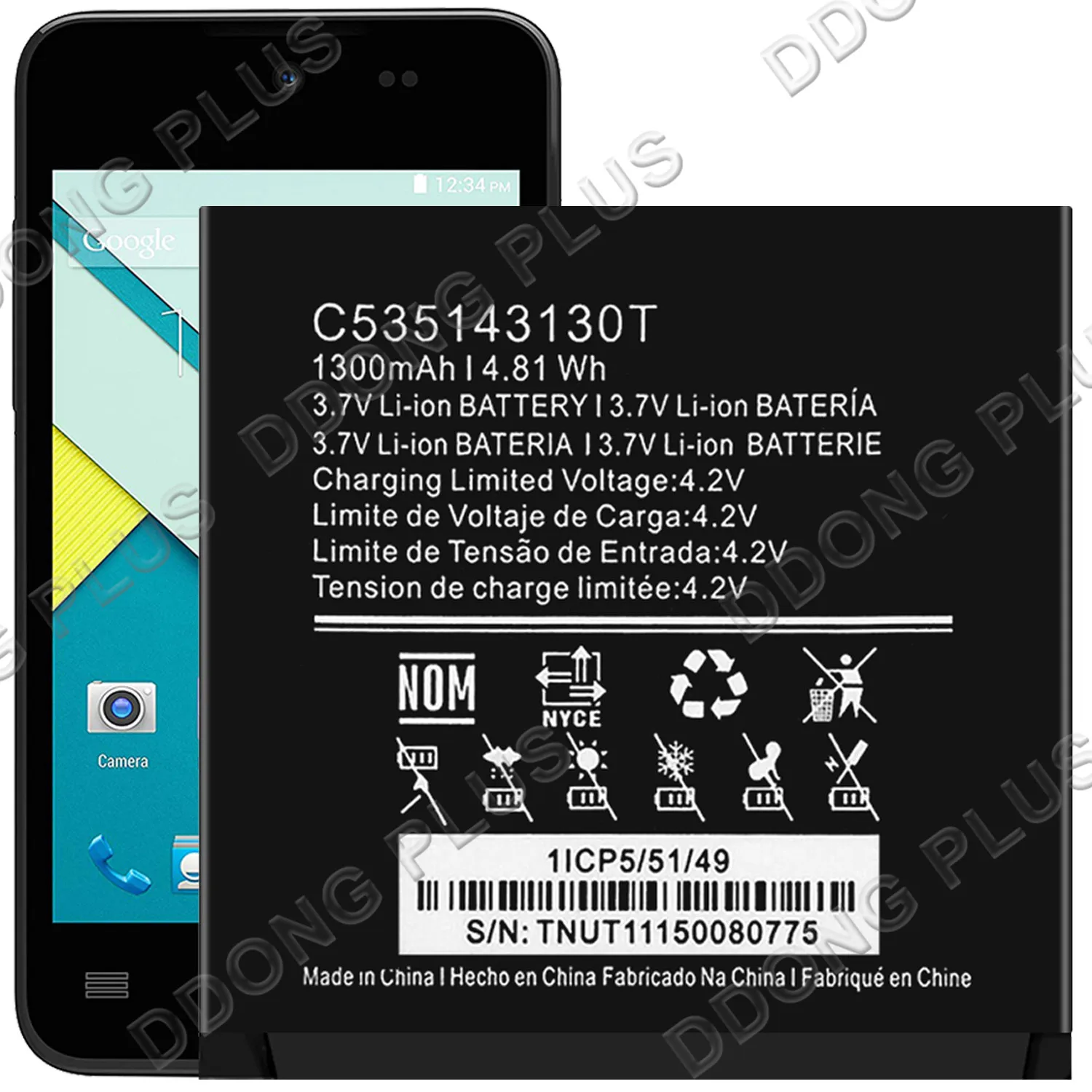 Батарейка C535143130T для BLU Neo 3 5 S310L S310U S370 D350 запасная часть ремонта|Аккумуляторы