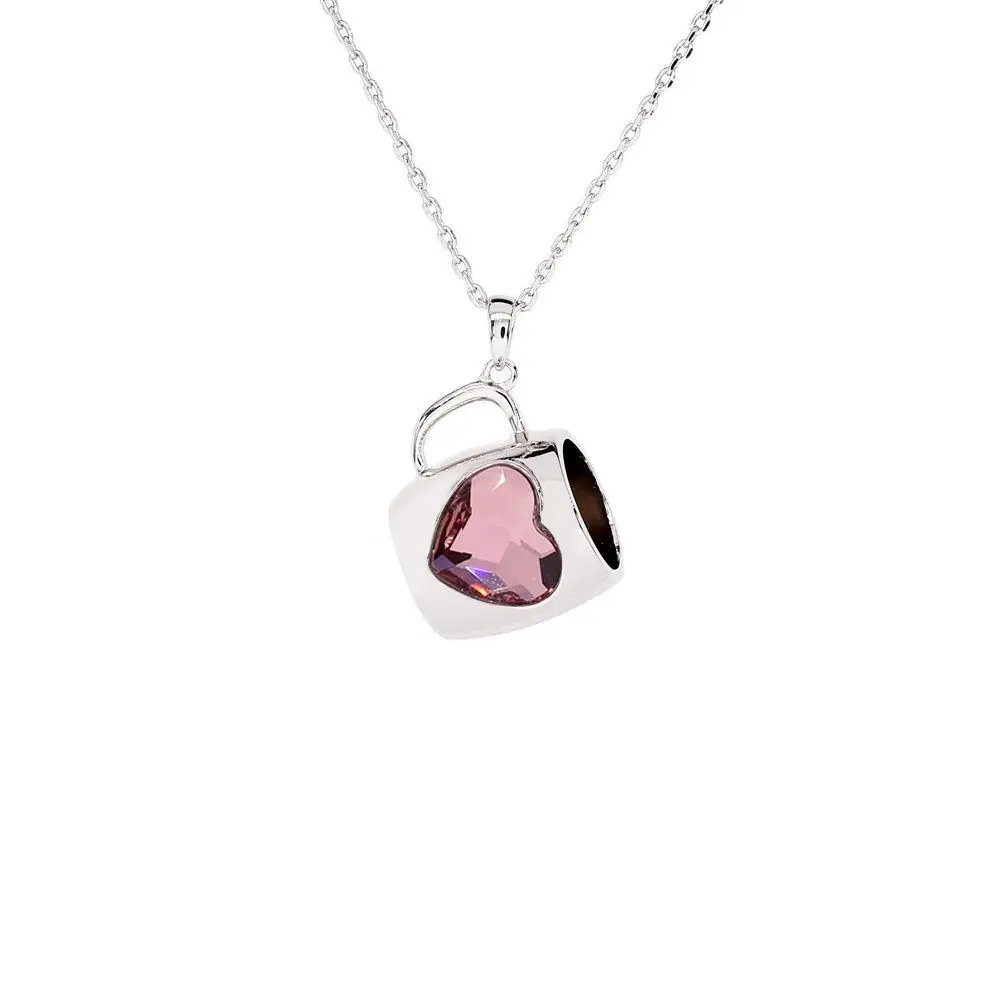 Charm 18K White Gold Plated Chunky Choker Heart Cup Crystal Pendant Necklace Korean Metal Sweater Chain Necklace For Women Girls
Charm 18K White Gold Plated Chunky Choker Heart Cup Crystal Pendant Necklace Korean Metal Sweater Chain Necklace For Women Girls