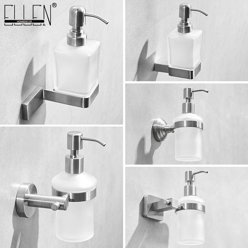 Bathroom Liquid Soap Dispenser Wall Mounted 304 Stainless Steel Brush Bickel Finished Shampoo Soap Holder ML9313
Bathroom Liquid Soap Dispenser Wall Mounted 304 Stainless Steel Brush Bickel Finished Shampoo Soap Holder ML9313