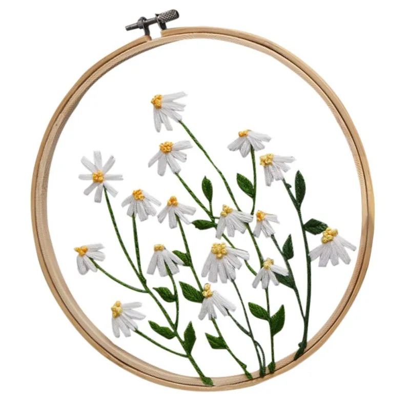 DIY Chinese Style Three-dimensional Transparent Yarn Embroidery Hand Embroidery Material Package with 22CM Embroidered Shed 
DIY Chinese Style Three-dimensional Transparent Yarn Embroidery Hand Embroidery Material Package with 22CM Embroidered Shed