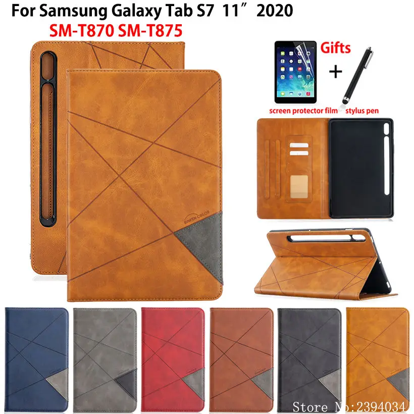 Case Cover For Samsung Galaxy Tab S7 SM-T870 SM-T875 T870 T875 2020 11 inch Funda Tablet Premium PU Leather Stand Shell +Gift
Case Cover For Samsung Galaxy Tab S7 SM-T870 SM-T875 T870 T875 2020 11 inch Funda Tablet Premium PU Leather Stand Shell +Gift